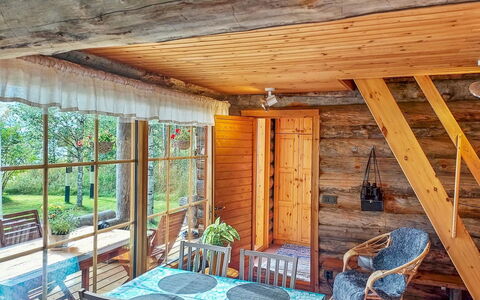 Alakitkajärvi, Takkusalmi: Madera, Nieve, Cabaña, Invierno, Techo, Casa, Congelación, Cuarto De Troncos, Vía Muerta, Pendiente