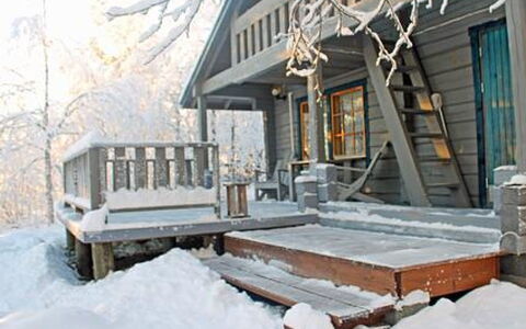 Juolukka: Nieve, Madera, Invierno, Cabaña, Casa, Casa, Porche, Congelación, Vía Muerta, Cuarto De Troncos