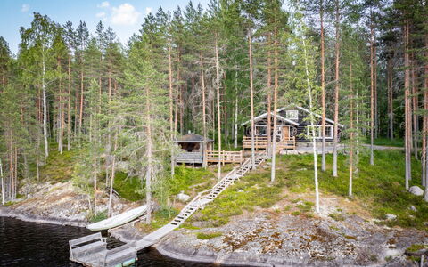 Kalliomökki: Madera, Vía Muerta, Cabaña, Casa, Casa, Tablón, Edificios Del Jardín, Cuarto De Troncos, Madera Dura, Porche