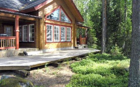 Puolukka: Madera, Cabaña, Cuarto De Troncos, Edificios Del Jardín, Porche, Vía Muerta, Bosque, Madera Dura, Patio Interior, Alerce