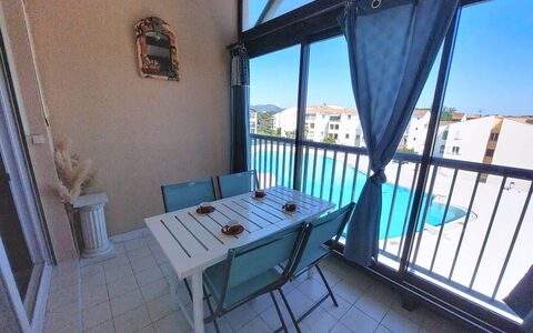 Fréjus 910: Departamento, Balcón, Condominio, Sombra, Piscina, Hotel, Centro De Deportes Acuáticos