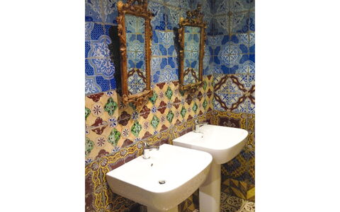 Villa Quattro Mori: Loseta, Mosaico, Cerámico, Arreglo De Tubería, Baño, Plomería, Lavabo Del Baño, Porcelana, Grifo