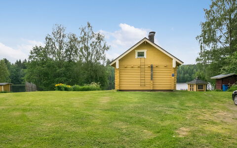 Ahvenranta: Árbol, Banco, Casa, Cabaña, Lago, Estanque, Bosque, Cuarto De Troncos