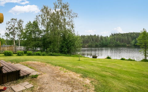 Ahvenranta: Árbol, Banco, Casa, Cabaña, Lago, Estanque, Bosque, Cuarto De Troncos