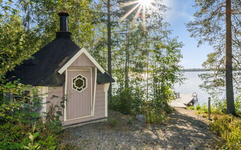 Kärkiniemi: Madera, Invierno, Nieve, Casa, Cabaña, Congelación, Vía Muerta, Cuarto De Troncos, Hielo