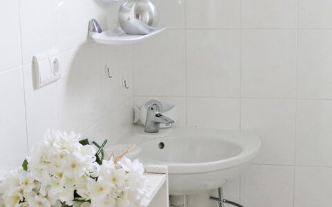 Le Clos des Sapins: Baño, Blanco, Loseta, Grifo, Pared, Habitación, Propiedad, Cerámico, Accesorio De Baño, Arreglo De Tubería
