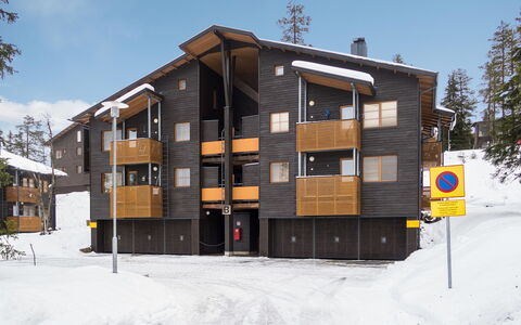 Karhunvartijan Linna B11: Fachada, Barrio Residencial, Departamento, Diseño Urbano, Vía Muerta, Condominio, Congelación