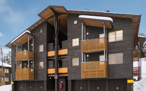Karhunvartijan Linna B11: Fachada, Departamento, Diseño Urbano, Material Compuesto, Vía Muerta, La Luz Del Día, Configuración Del Brutalist