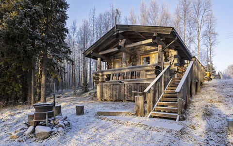 Saarenkainalo: Madera, Invierno, Nieve, Cabaña, Cuarto De Troncos, Congelación, \Choza, Maderas, Cobertizo