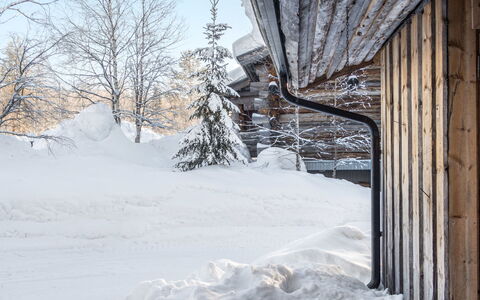 Nousujohde C1: Nieve, Madera, Invierno, Cabaña, Casa, Techo, Casa, Congelación, Cuarto De Troncos, Ramita