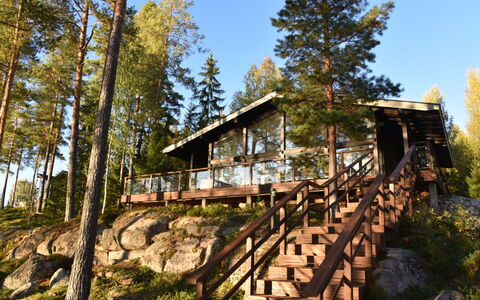 Villa Miestamo: Madera, Bosque, Cabaña, Cuarto De Troncos, Bosque, Madera Dura, Porche, Alerce, Sombra, Maderas