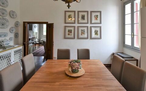 Barchessa Palladio: Mueble, Diseño De Interiores, Pared, Mesa, Piso, Lámpara, Madera, Comedor, Silla, Techo