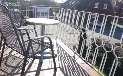 Norddeich 805: Hierro, Pretil, Metal, Barandilla, Casa, Balcón, Cubierta, Edificio