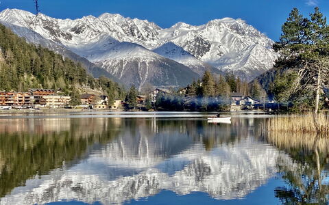 Champex 50: Agua, Cielo, Montaña, Nieve, Planta, Paisaje Natural, Entorno Natural, Alerce, Lago, Árbol